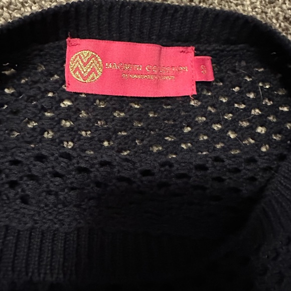 Macbeth Collection Size Small Navy Crewneck - Picture 2 of 5
